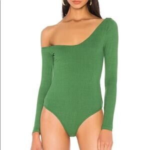 Privacy Please Revolve Bartlett Bodysuit in Kelly Green Size XL NEW
